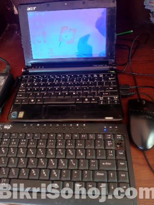 Mini Laptop+Key board+Mouse+Charger